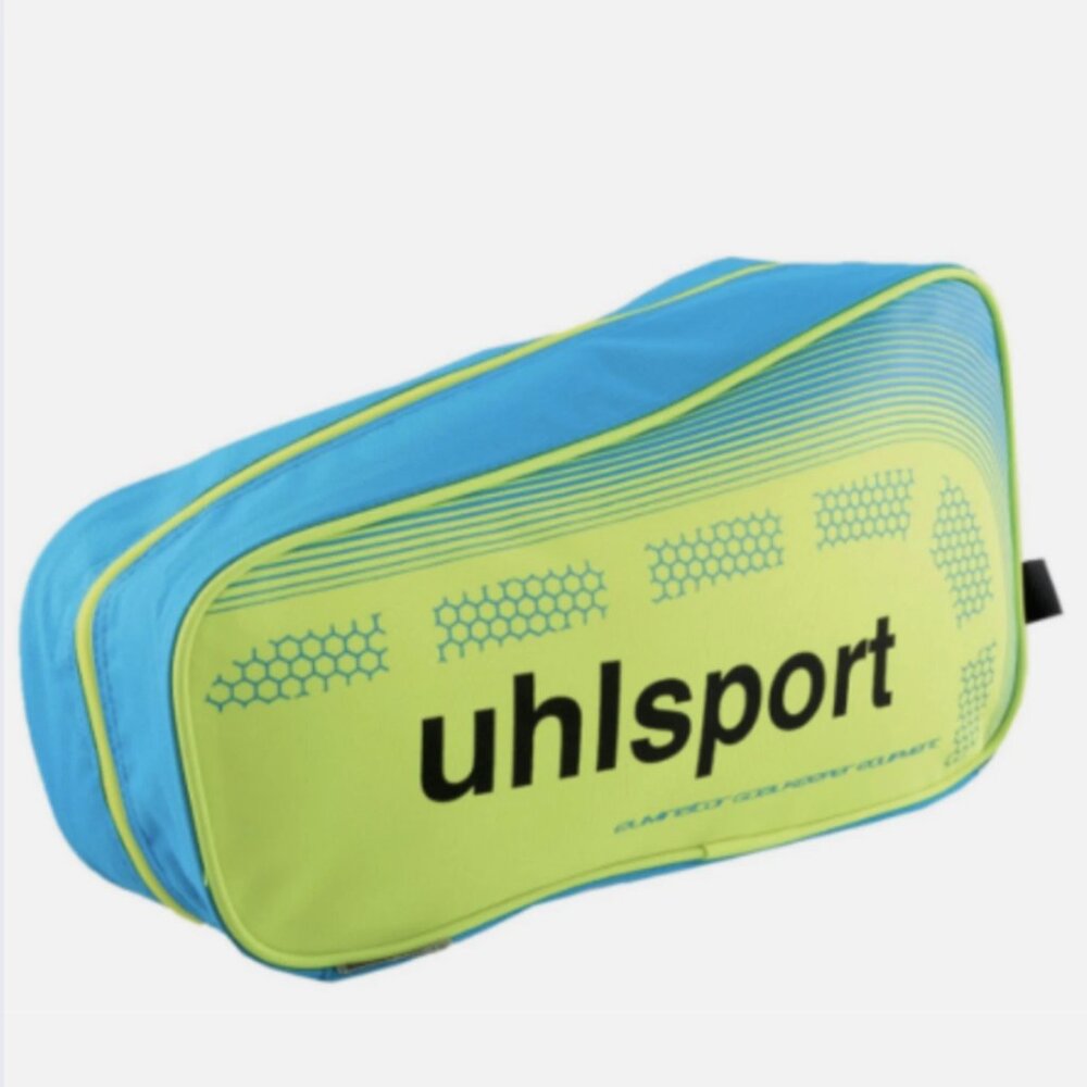 Uhlsport ELIMINATOR Professional Soccer Goalkeeper GLOVE/SHOE BAG Cyan Neon
